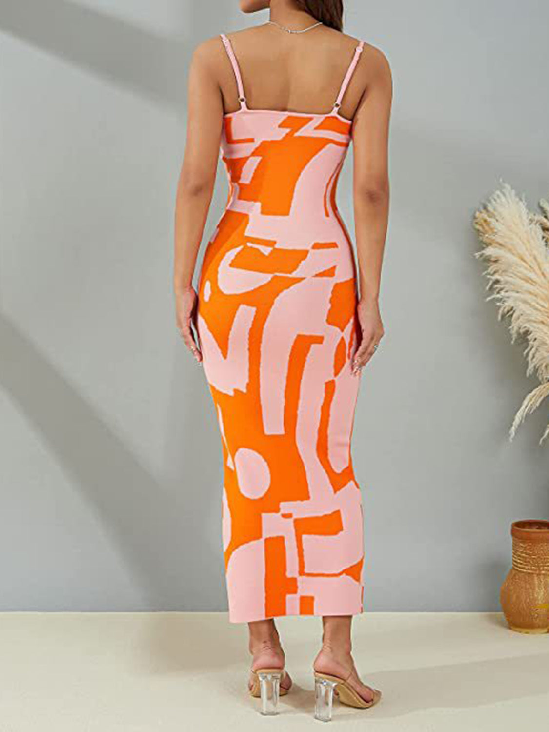 Spaghetti Strap Maxi Sweater Dress - The Boutie Shop
