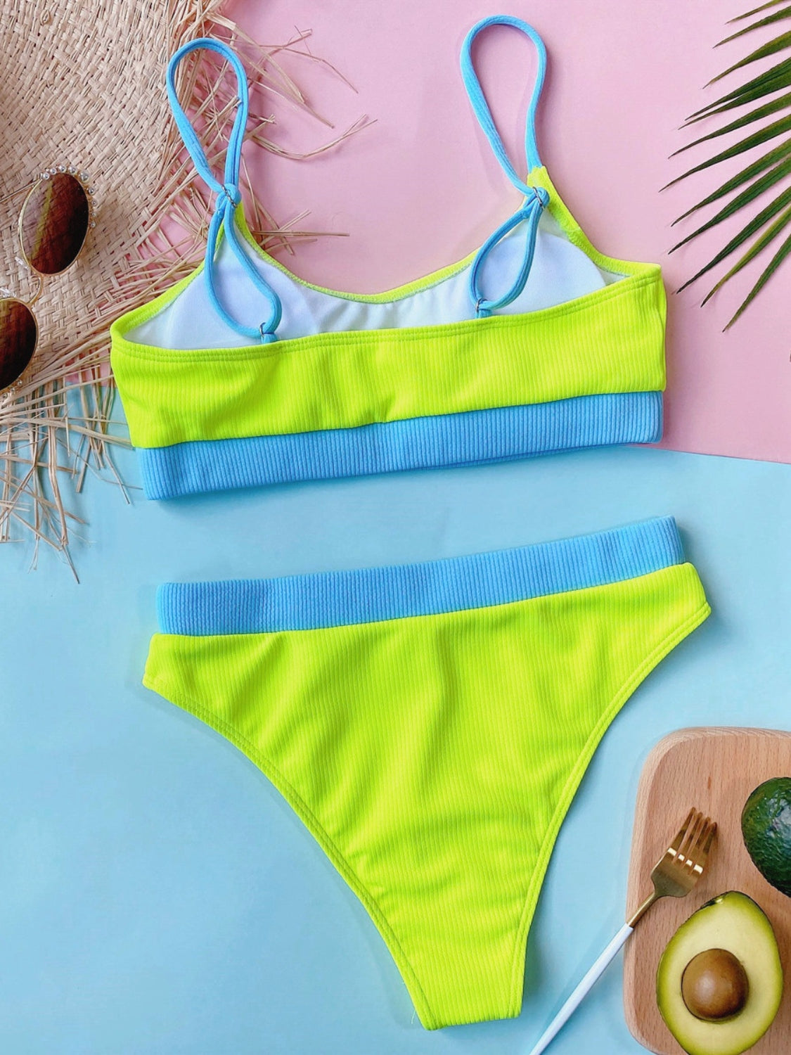 Scoop Neck Spaghetti Strap Two-Piece Swim Set - The Boutie Shop