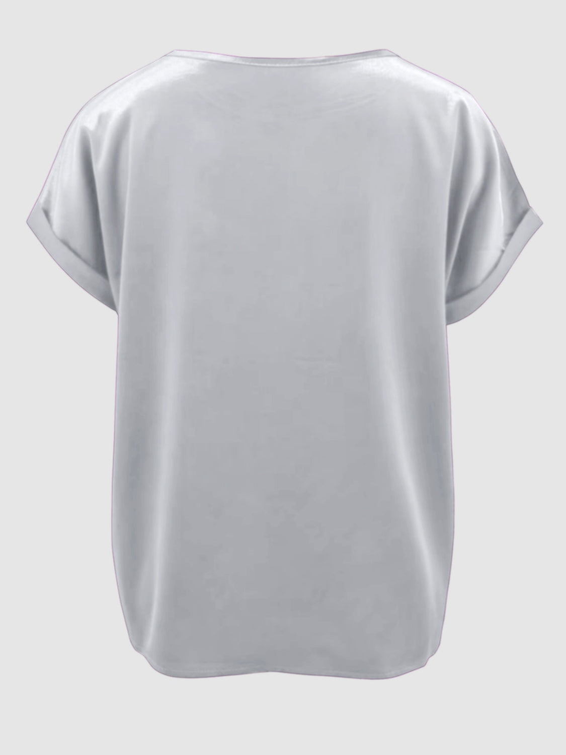 Round Neck Short Sleeve T-Shirt - The Boutie Shop