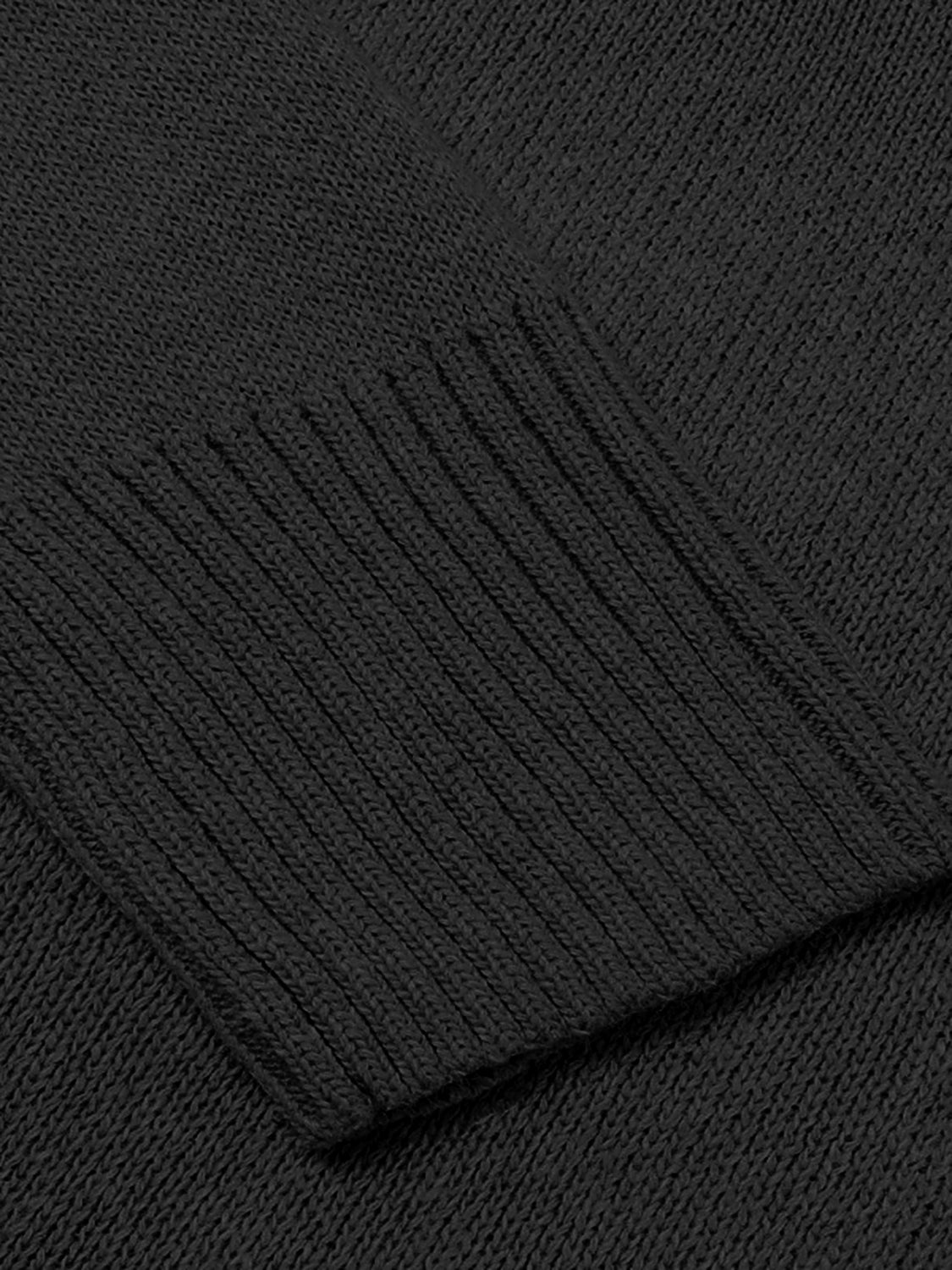 V-Neck Long Sleeve Knit Top - The Boutie Shop