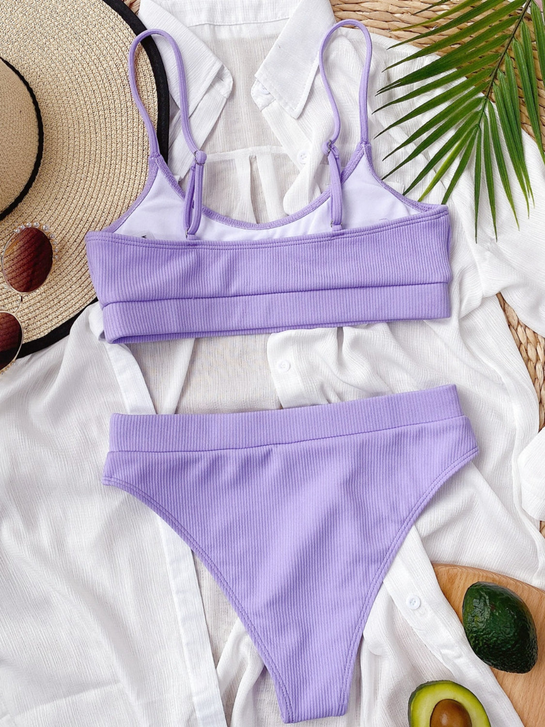 Scoop Neck Spaghetti Strap Two-Piece Swim Set - The Boutie Shop