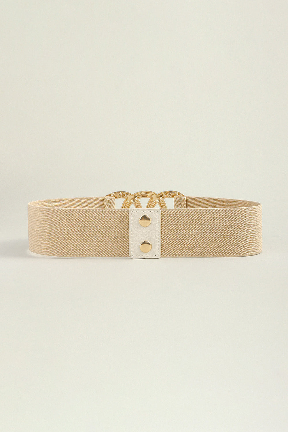 Zinc Alloy Buckle Elastic Wide Belt - The Boutie Shop