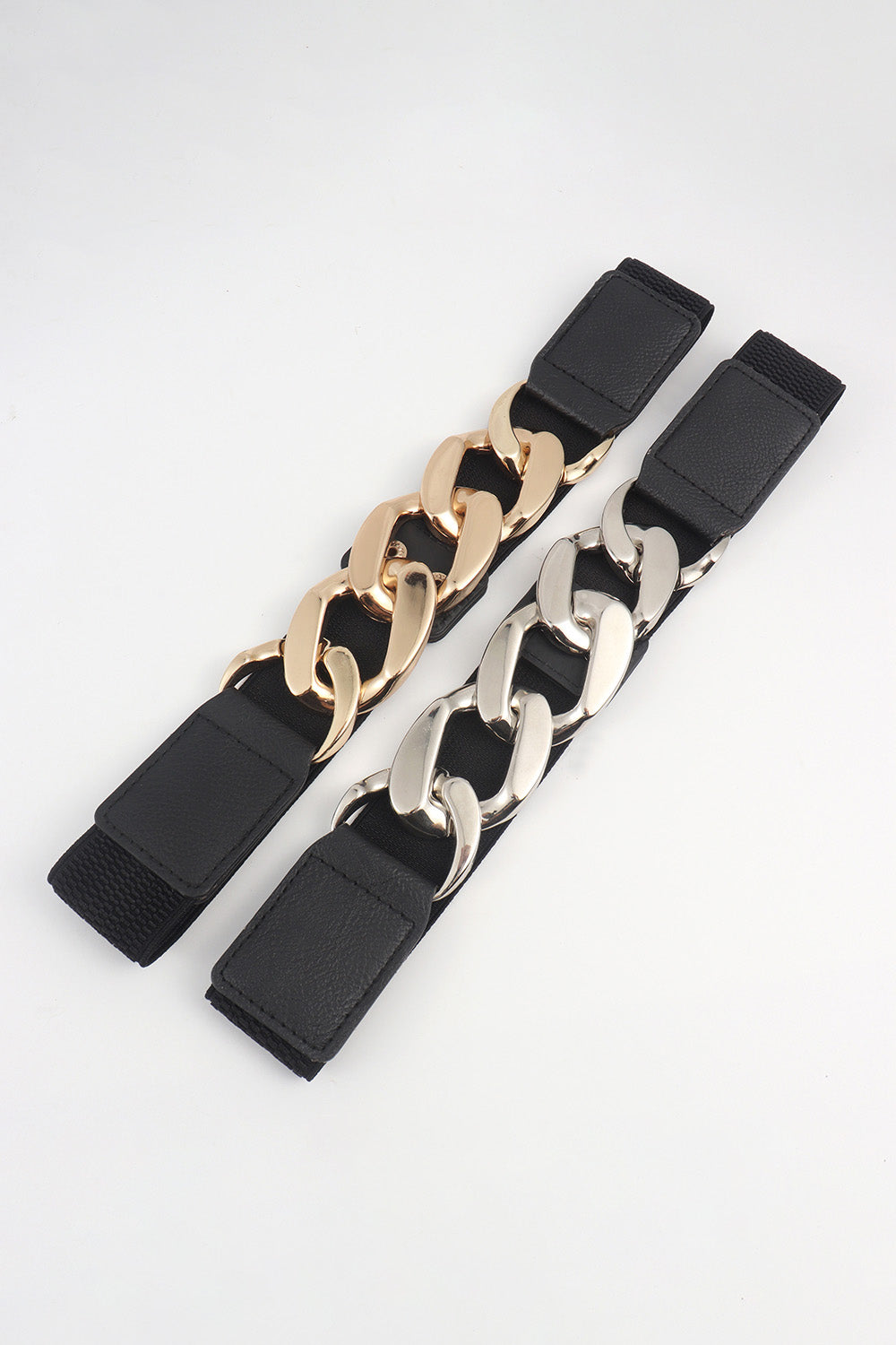 Chain Detail Elastic Belt - The Boutie Shop