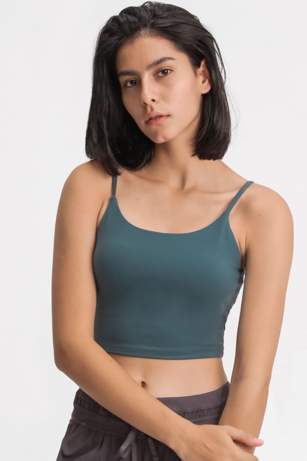 Millennia Feel Like Skin Scoop Neck Sports Cami - The Boutie Shop