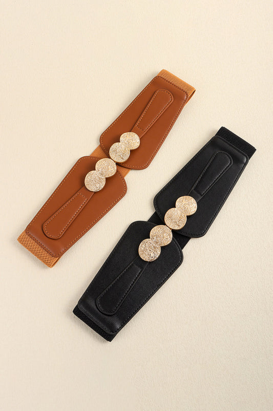 Alloy Buckle Elastic Belt - The Boutie Shop