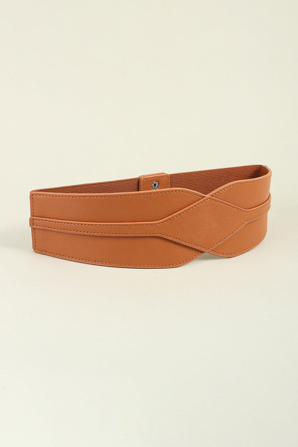 Elastic Wide PU Belt - The Boutie Shop