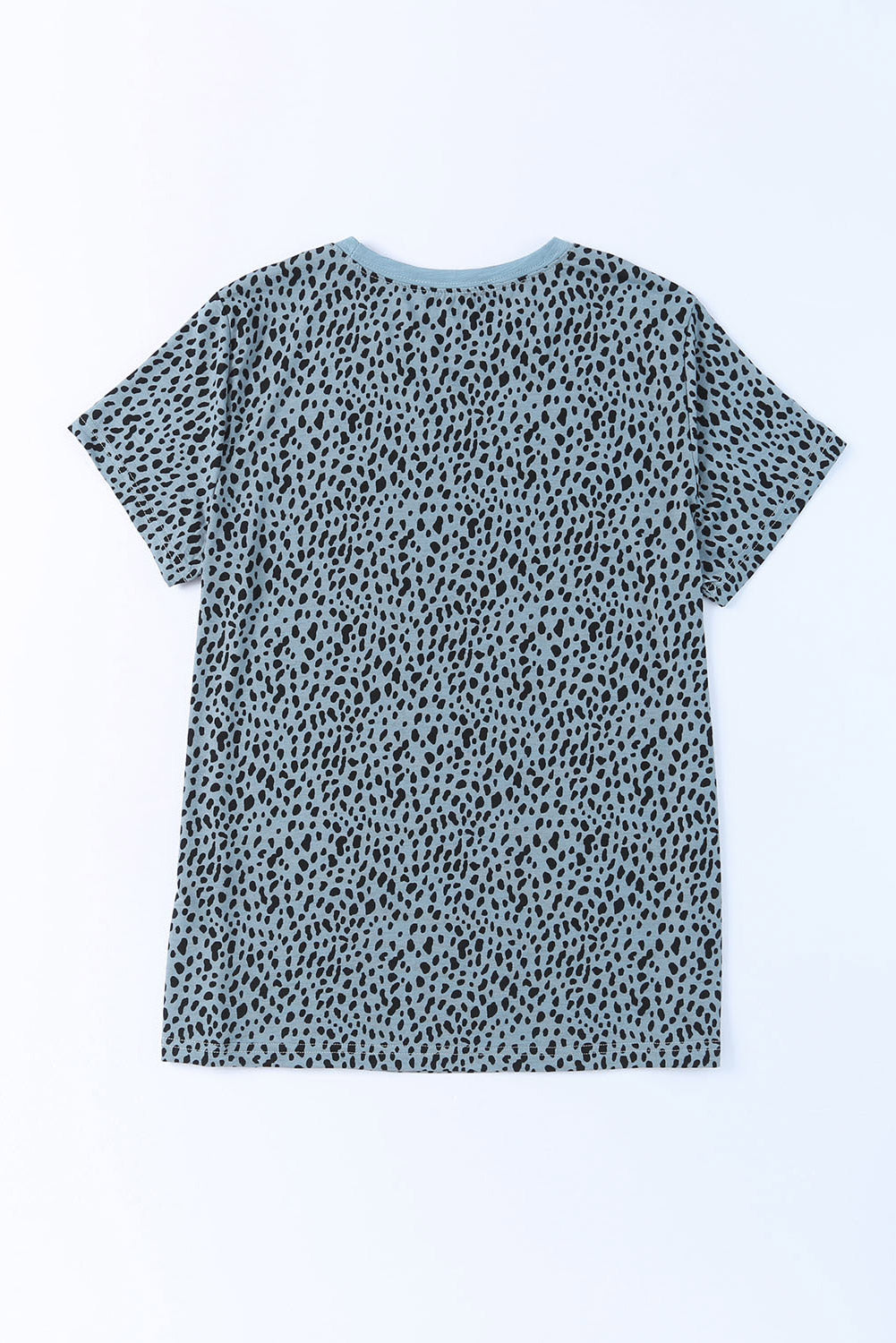 Animal Print Round Neck Short Sleeve T-Shirt - The Boutie Shop