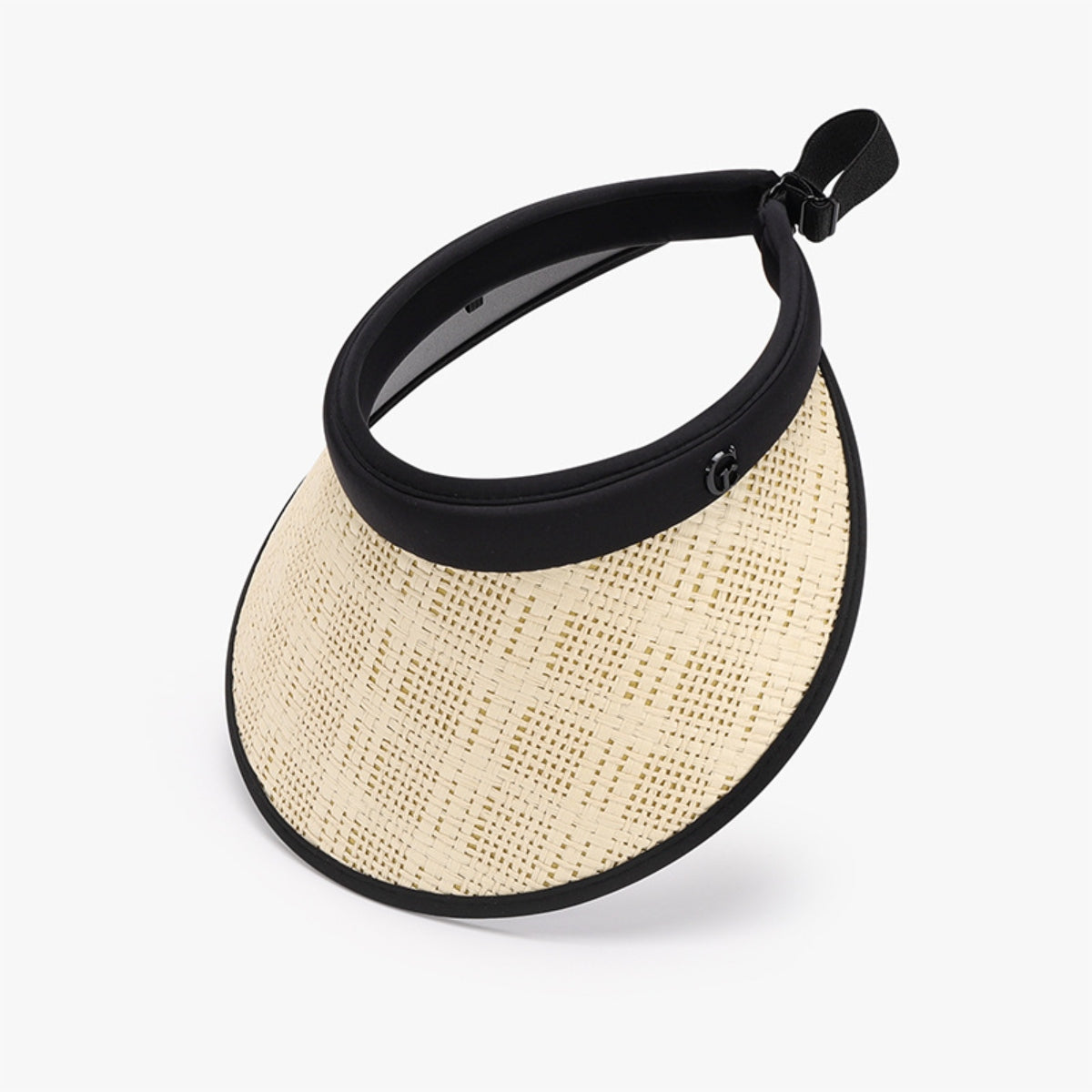 Solid Adjustable Weave Visor - The Boutie Shop