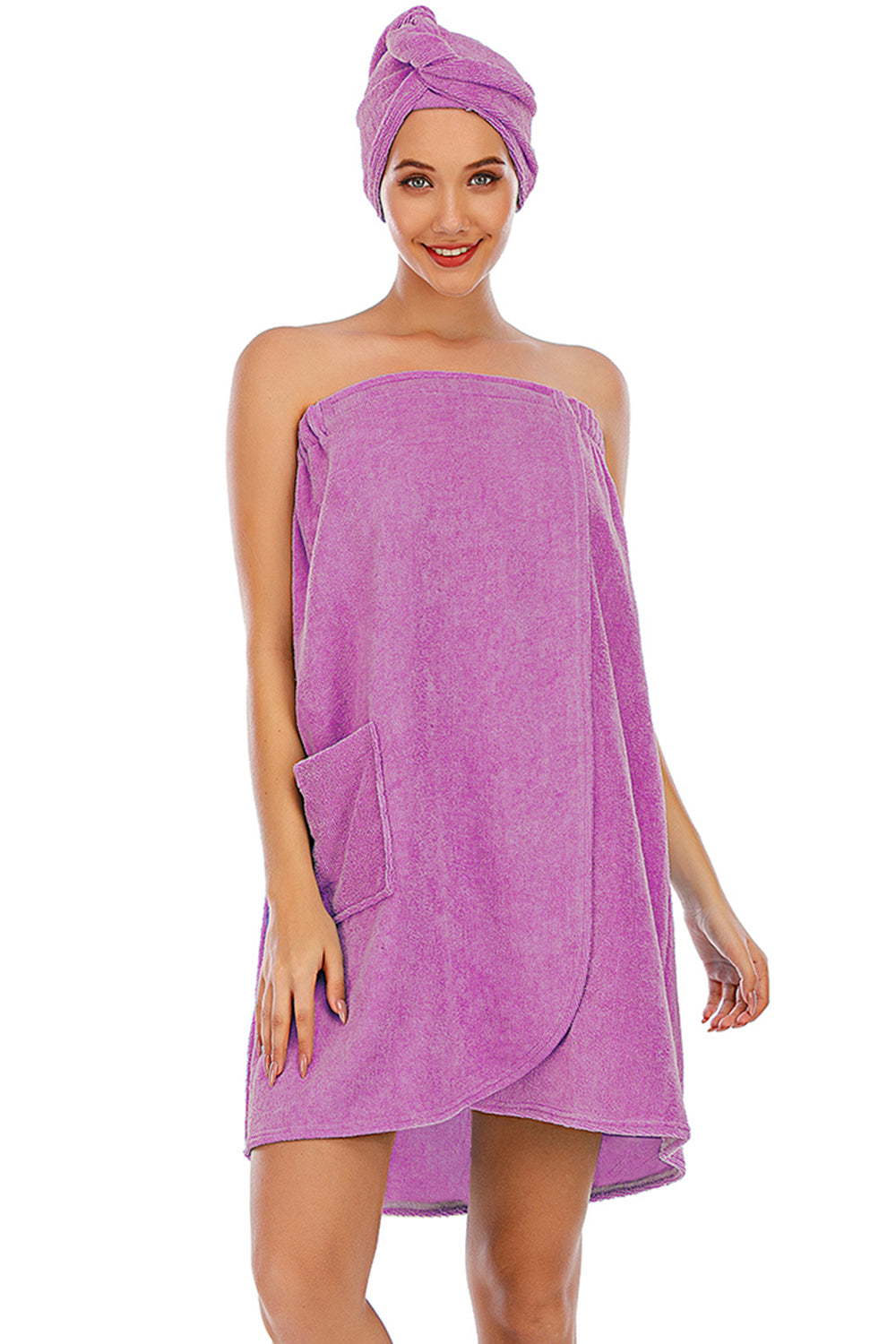 Strapless Robe with pocket - The Boutie Shop