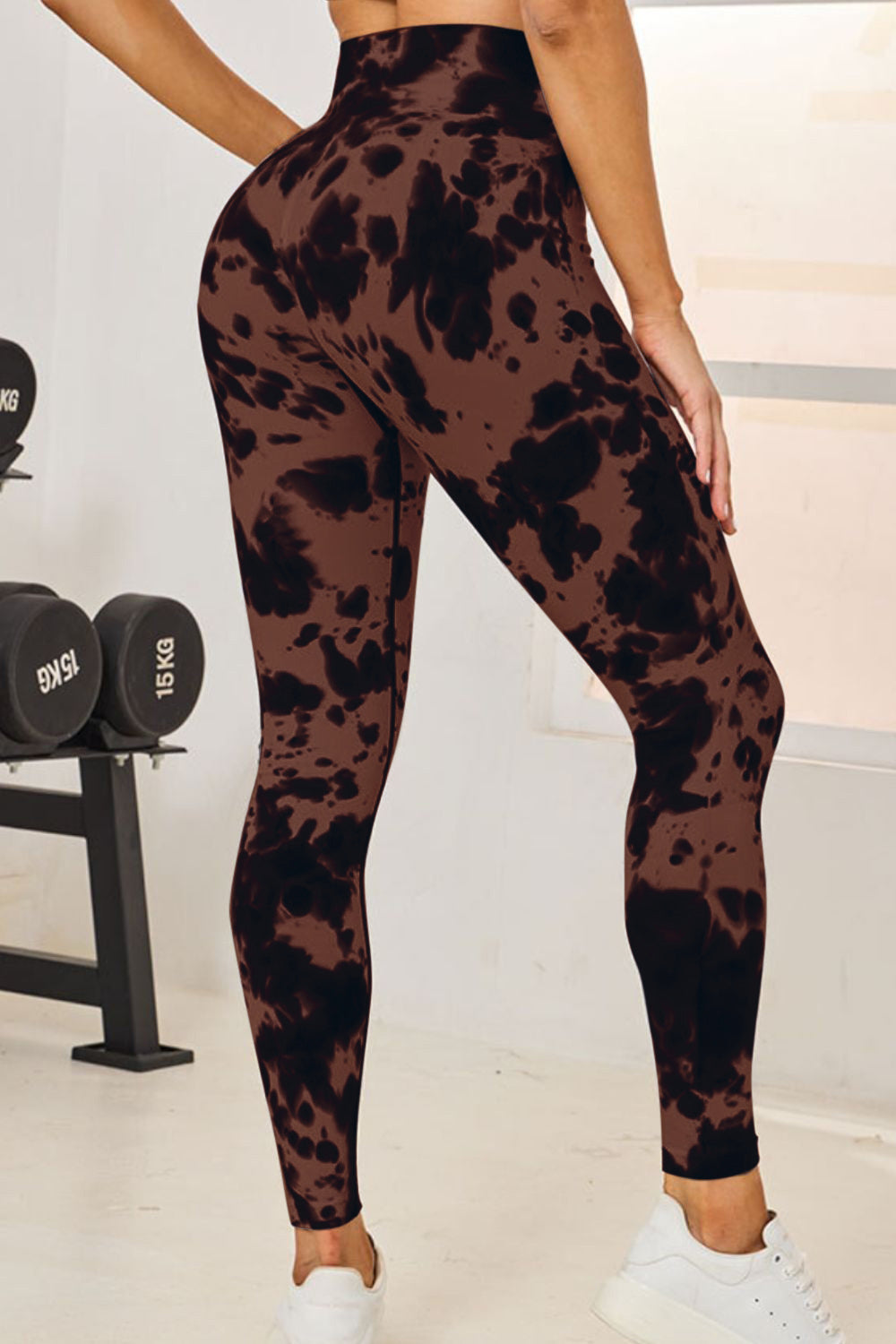 Tie-Dye High Waist Active Leggings - The Boutie Shop