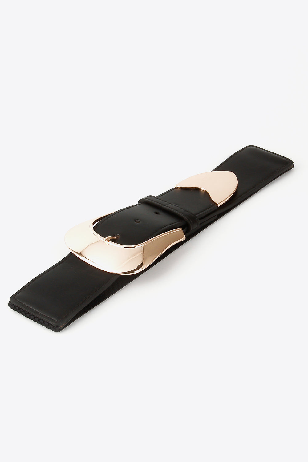 Elastic Wide PU Belt - The Boutie Shop