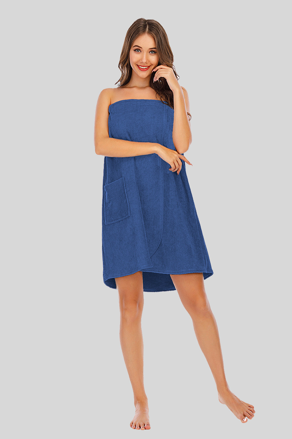 Strapless Robe with pocket - The Boutie Shop