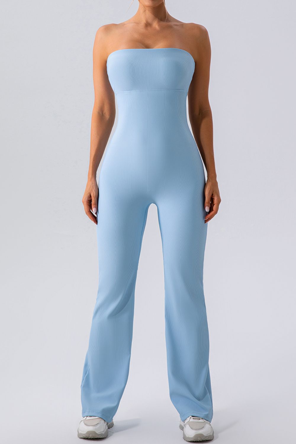 Sleeveless Straight Active Jumpsuit - The Boutie Shop