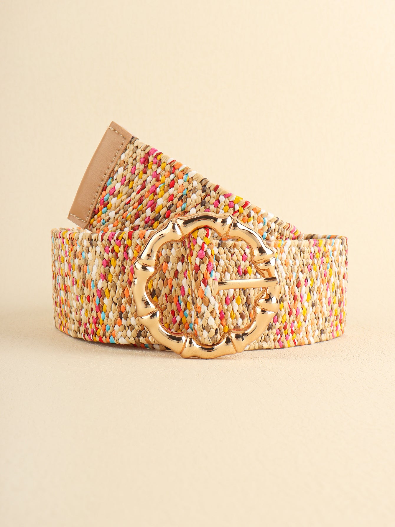 Multicolored Wide Belt - The Boutie Shop