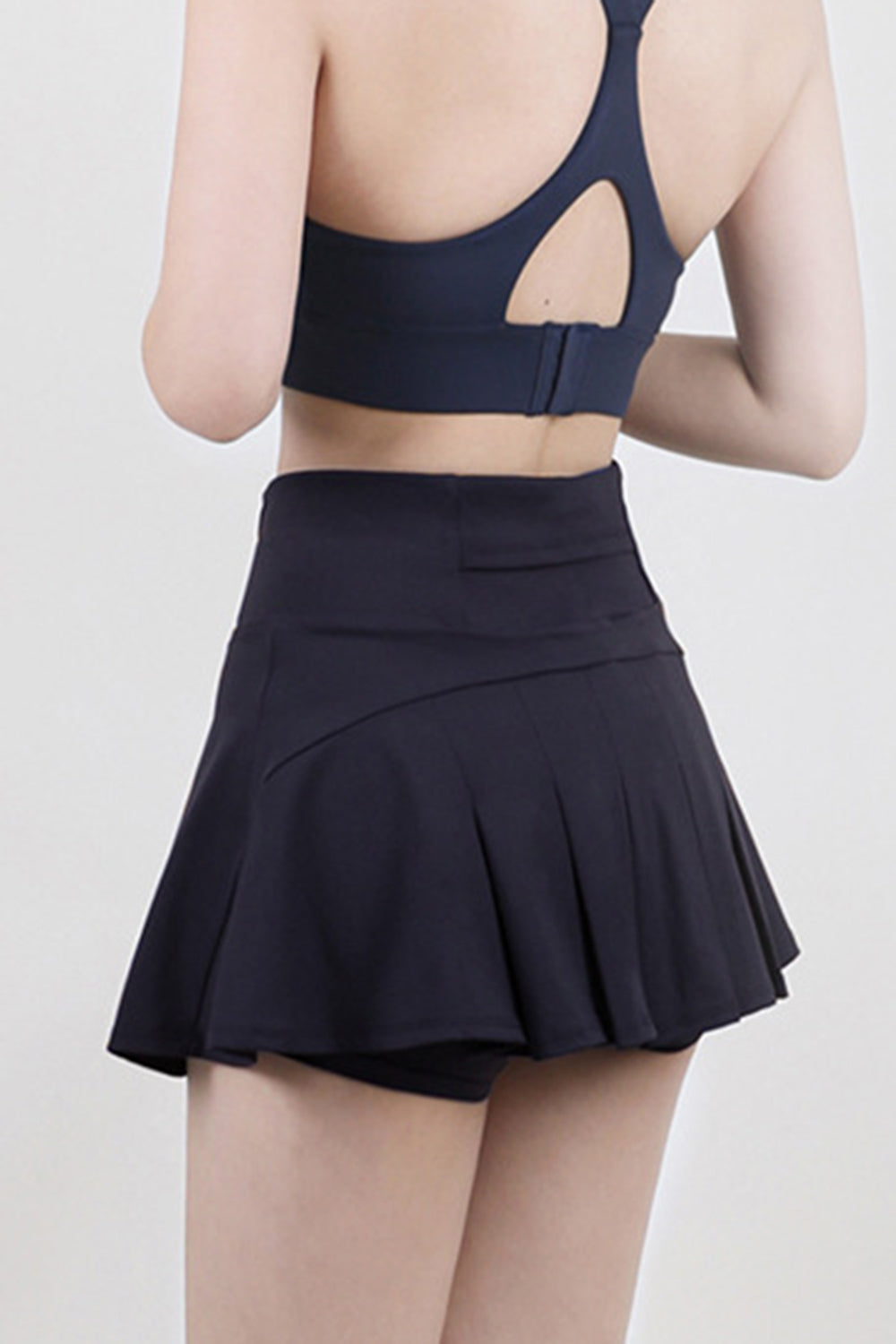 High Waist Pleated Active Skirt - The Boutie Shop