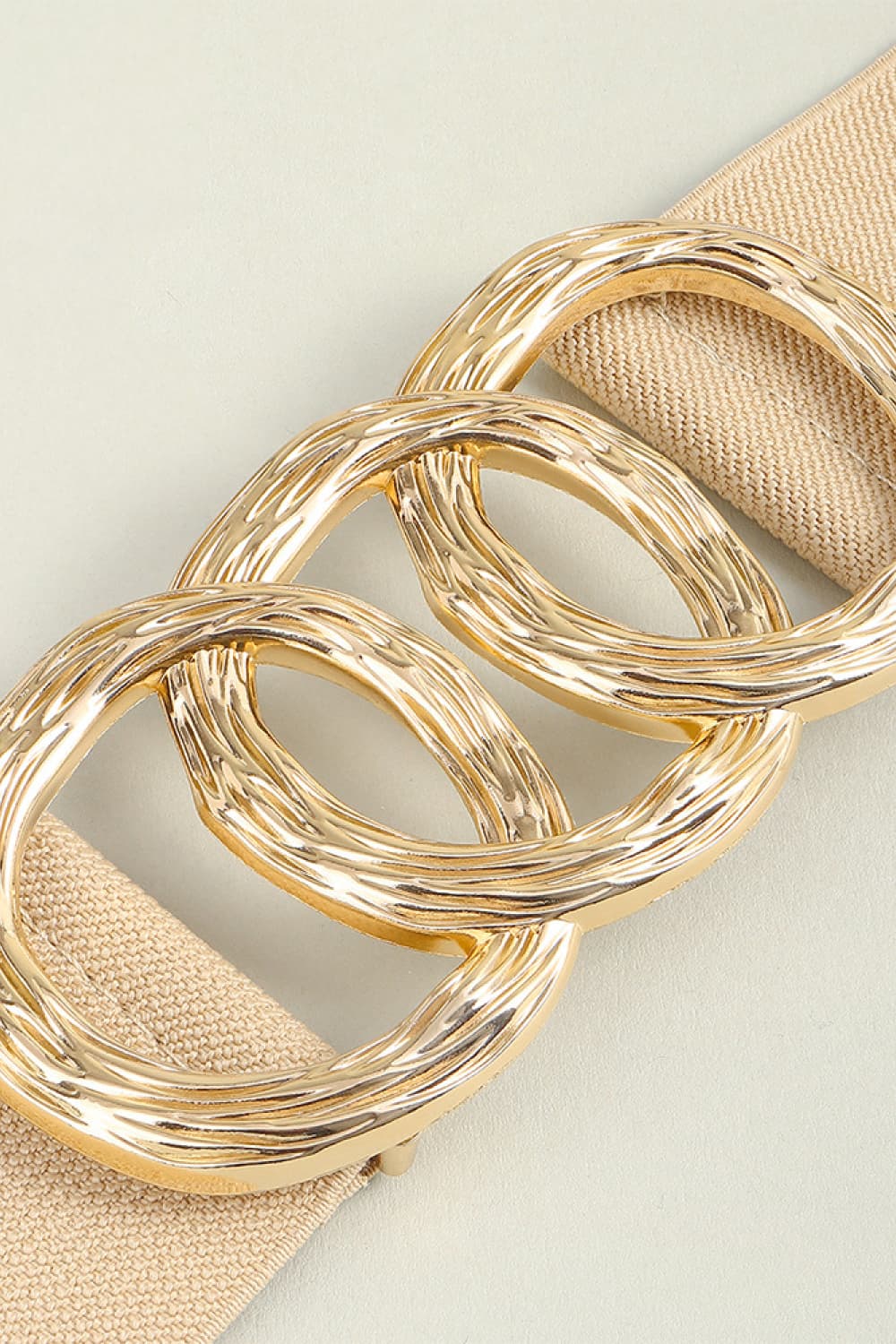 Zinc Alloy Buckle Elastic Wide Belt - The Boutie Shop