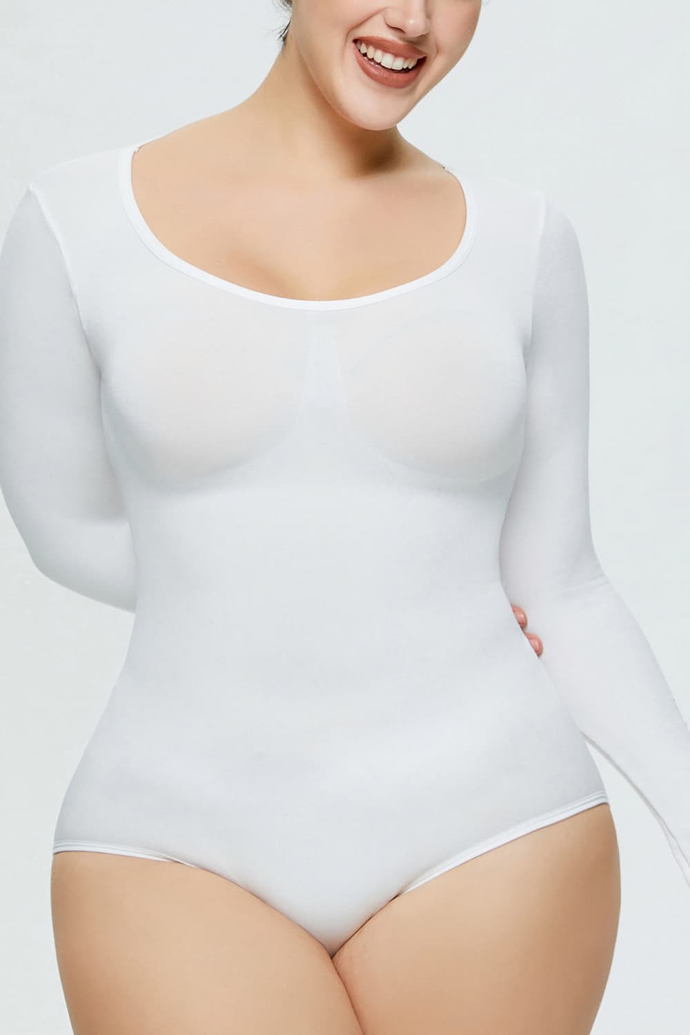 Long Sleeve Shaping Bodysuit - The Boutie Shop