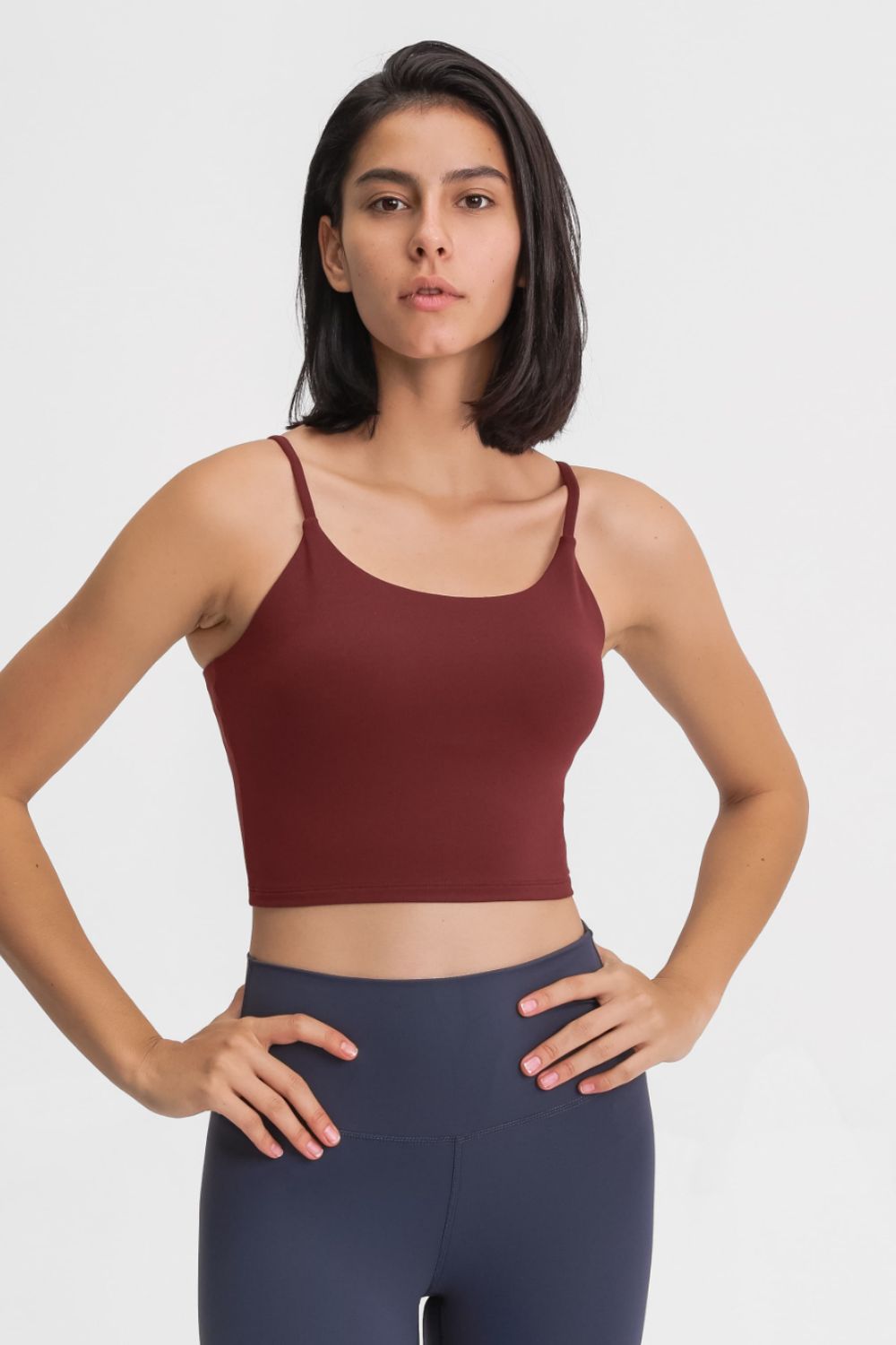 Millennia Feel Like Skin Scoop Neck Sports Cami - The Boutie Shop