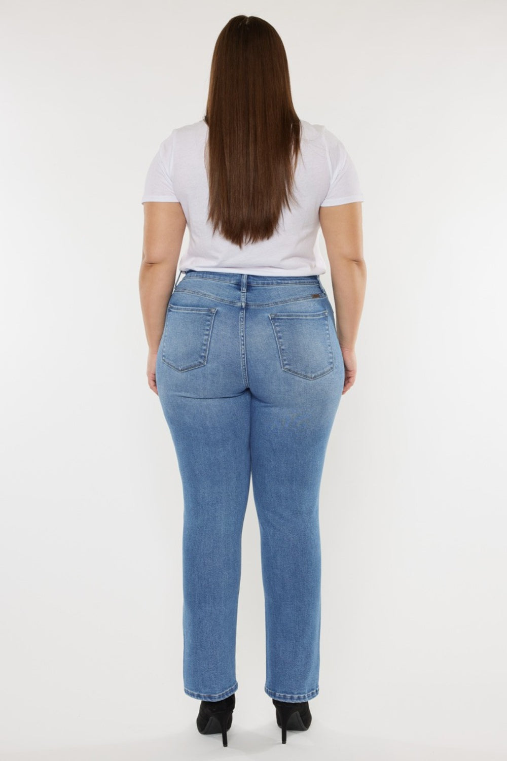 Kancan Full Size Cat's Whiskers High Waist Jeans - The Boutie Shop