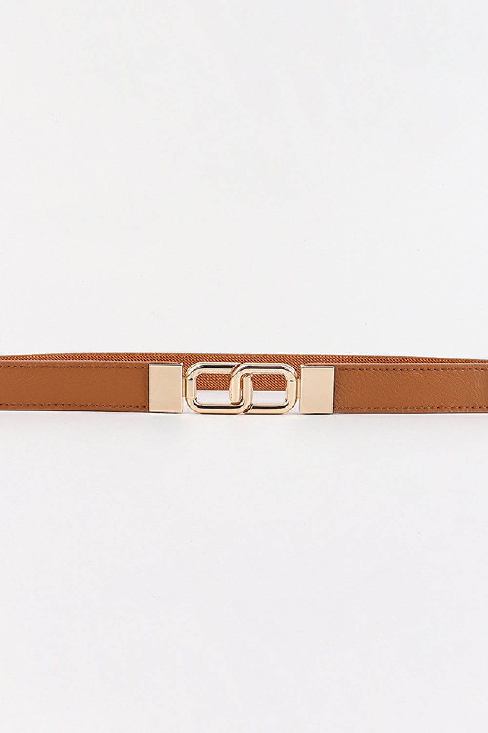 Geometric Double Buckle Elastic Belt - The Boutie Shop