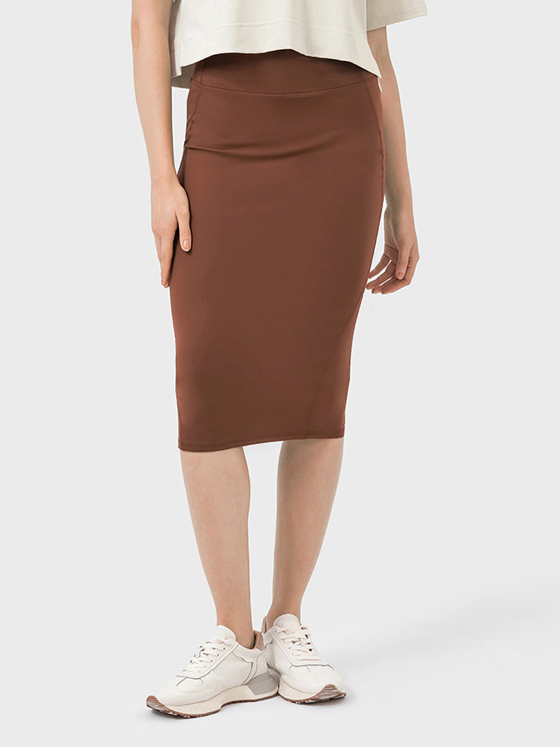 Millennia Slit Wrap Active Skirt - The Boutie Shop