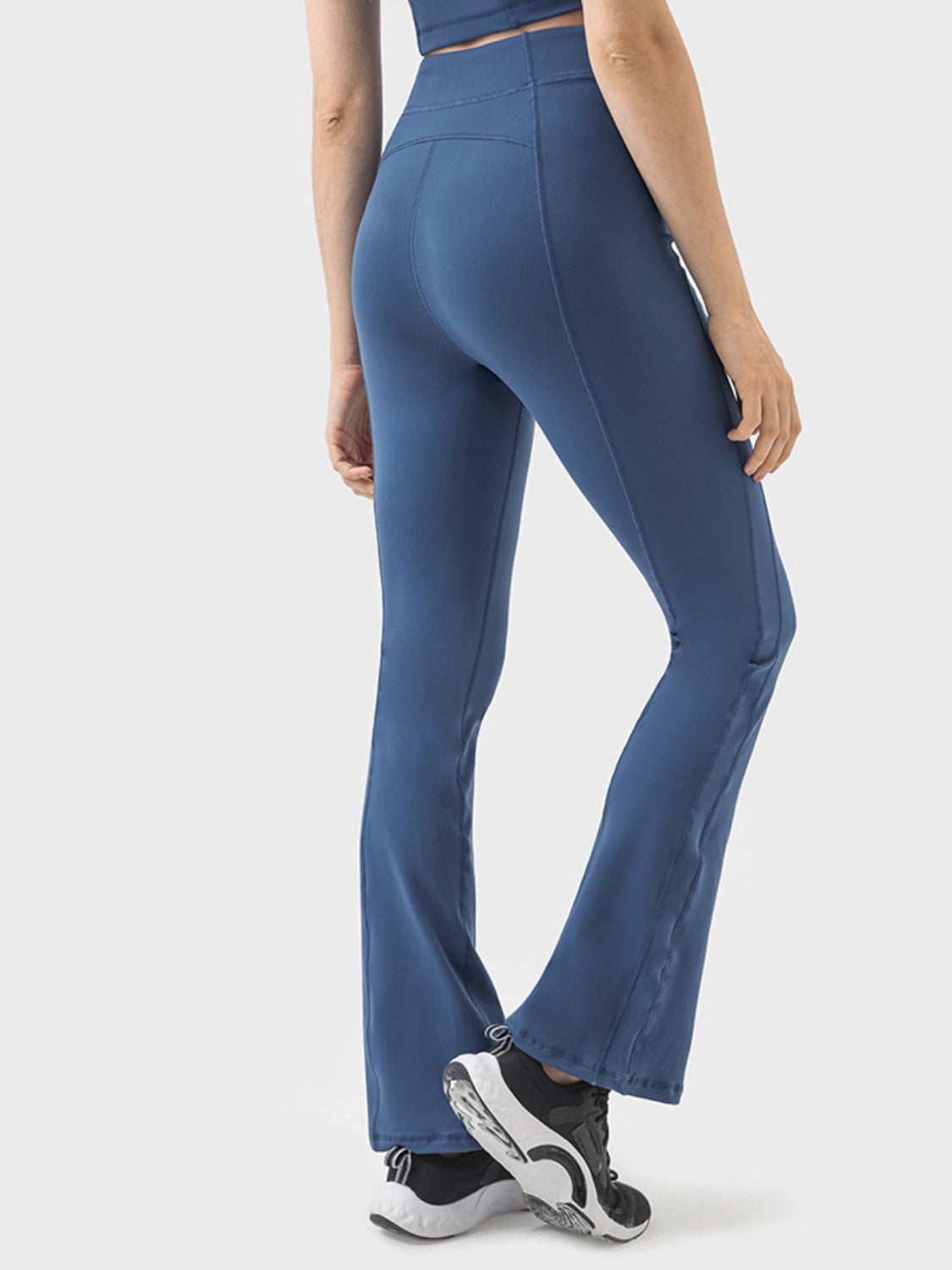 Millennia Zipper Detail High Waist Active Pants - The Boutie Shop