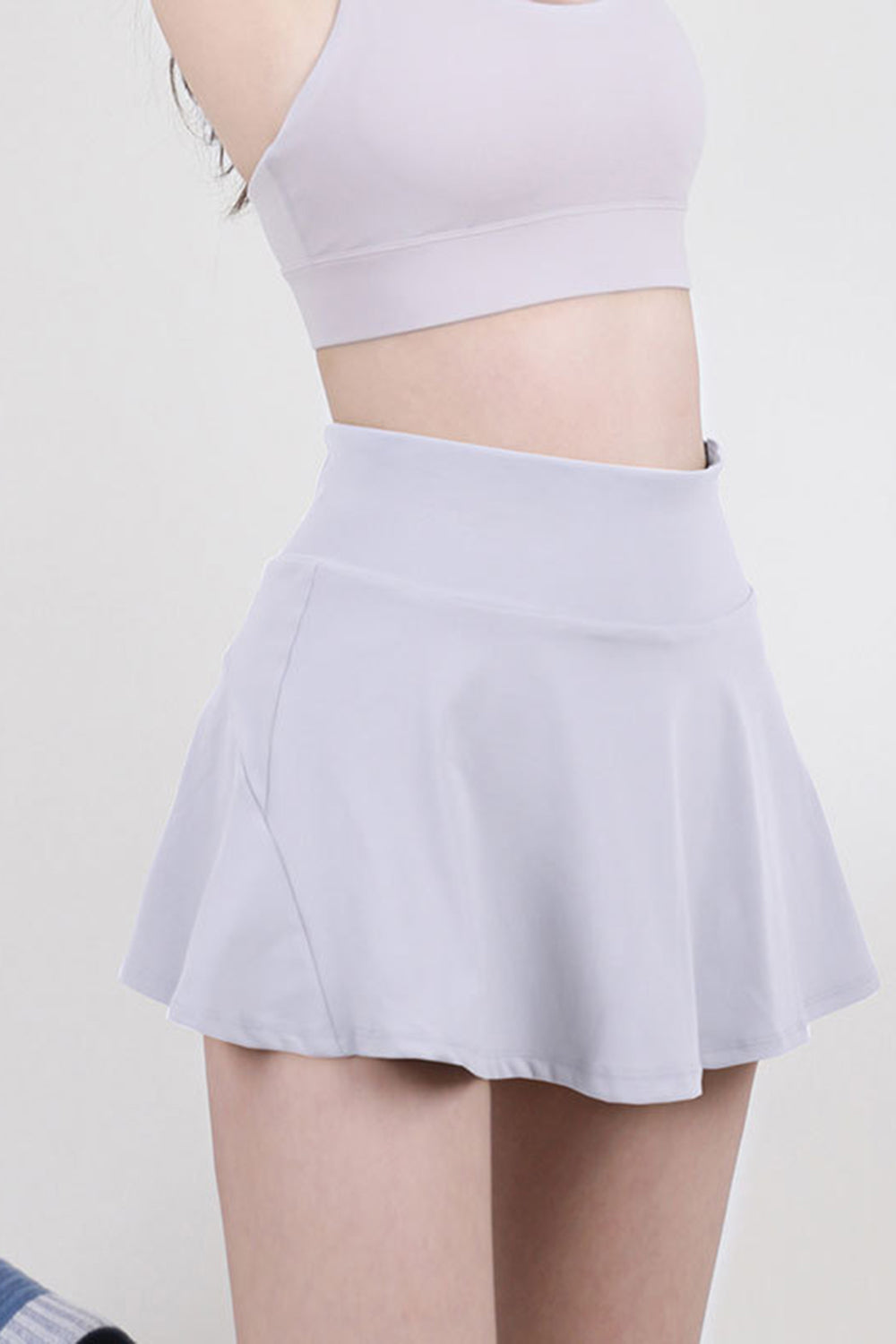 High Waist Pleated Active Skirt - The Boutie Shop