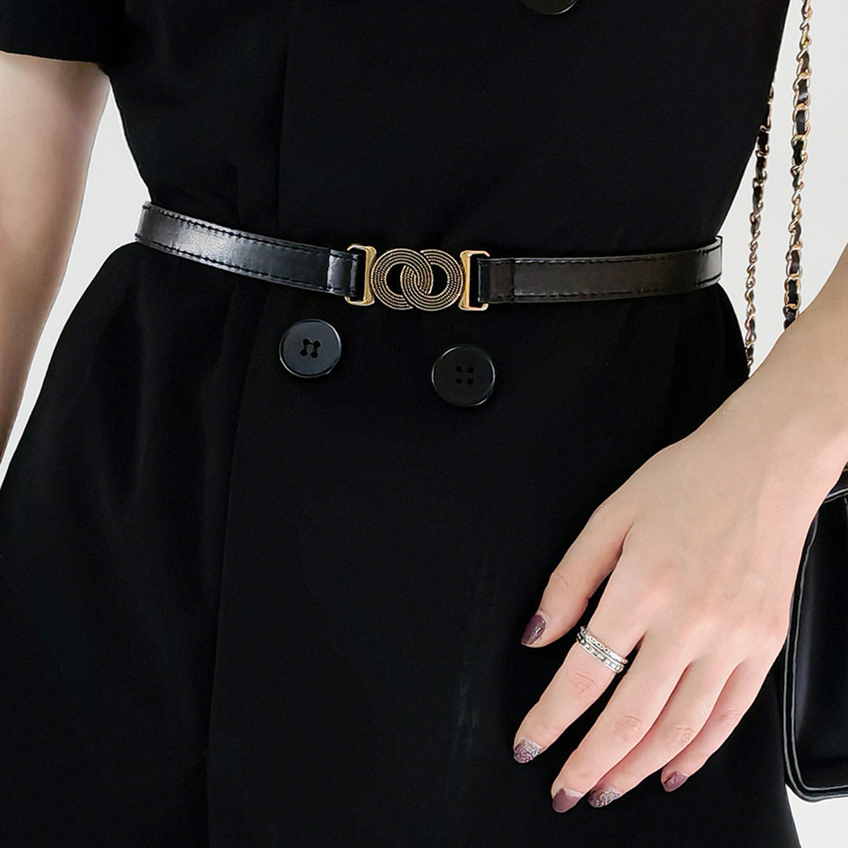 Alloy Buckle PU Belt - The Boutie Shop