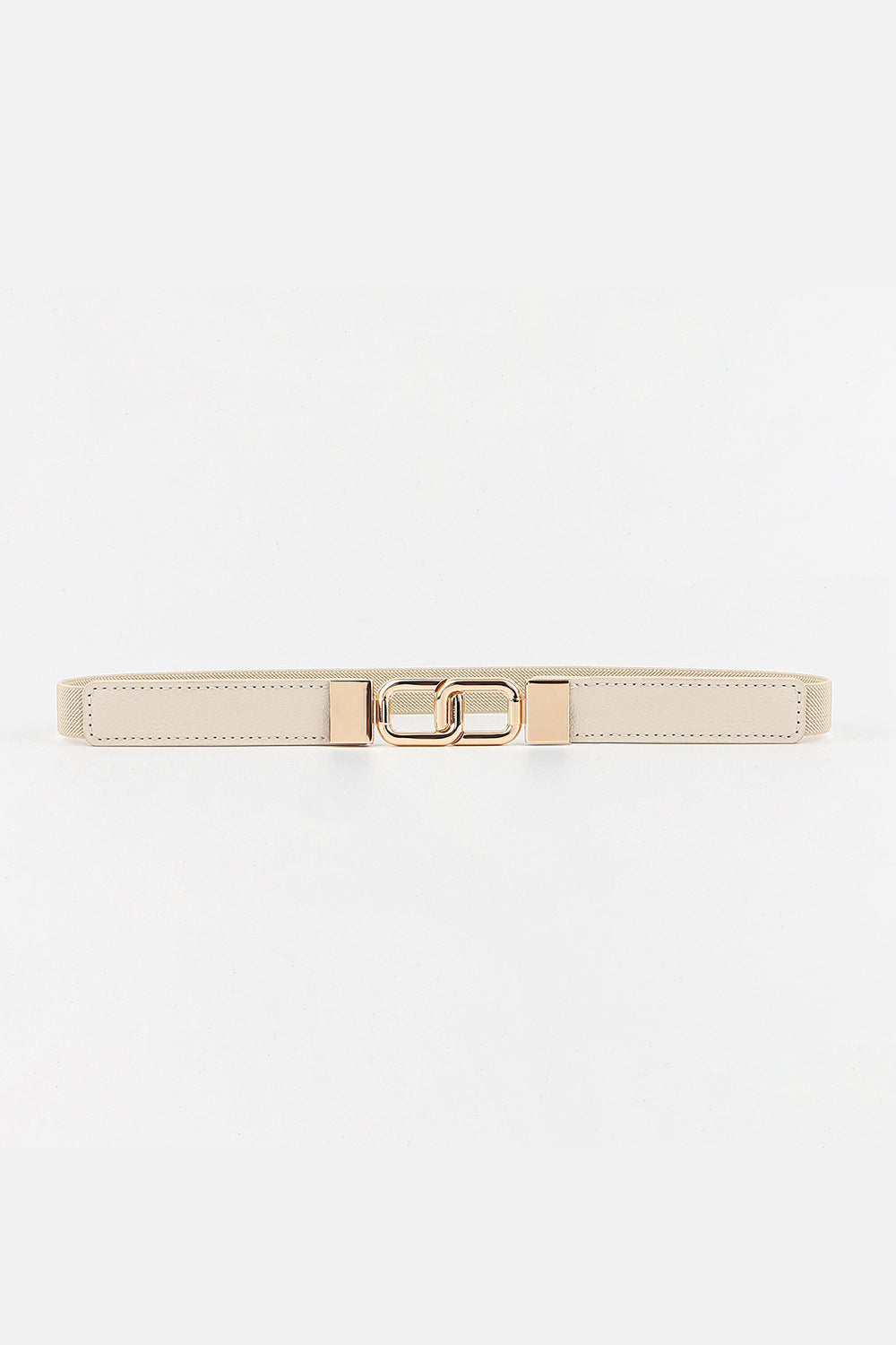 Geometric Double Buckle Elastic Belt - The Boutie Shop