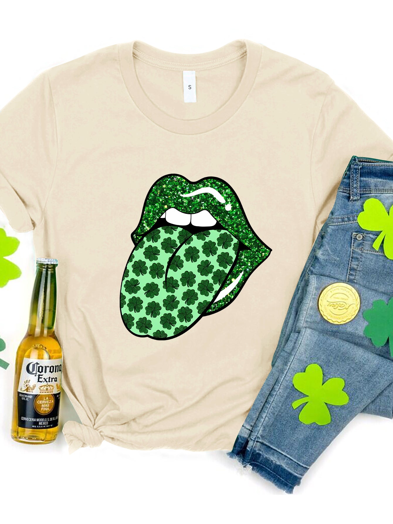 Saint Patrick's Day Round Neck T-Shirt - The Boutie Shop