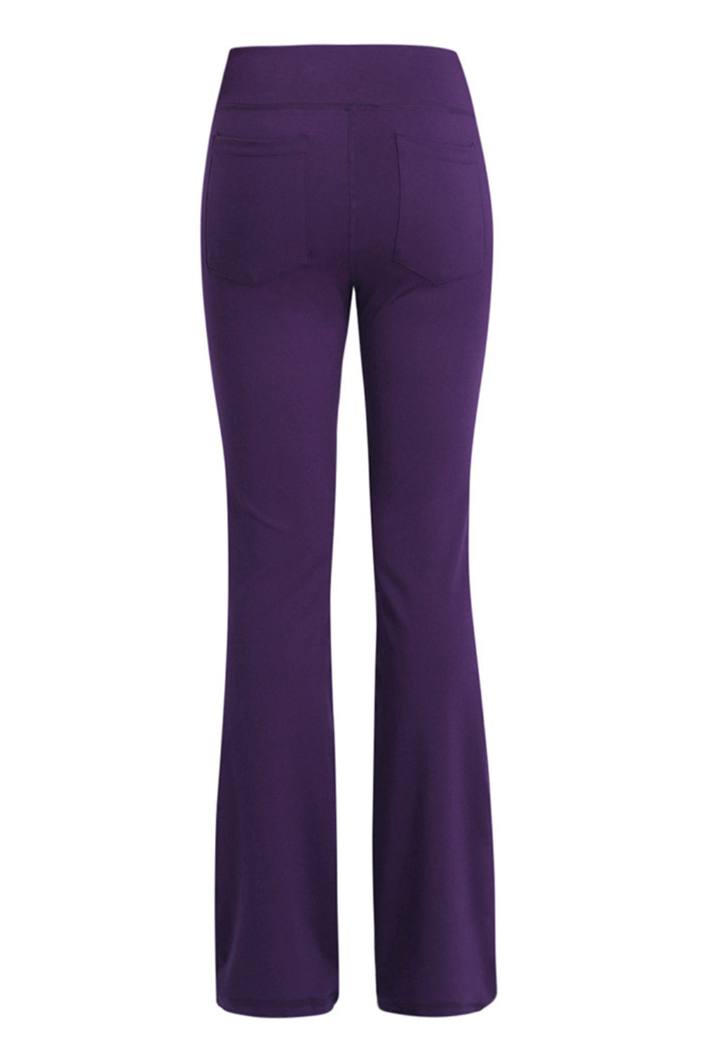 Pocketed High Waist Active Pants - The Boutie Shop