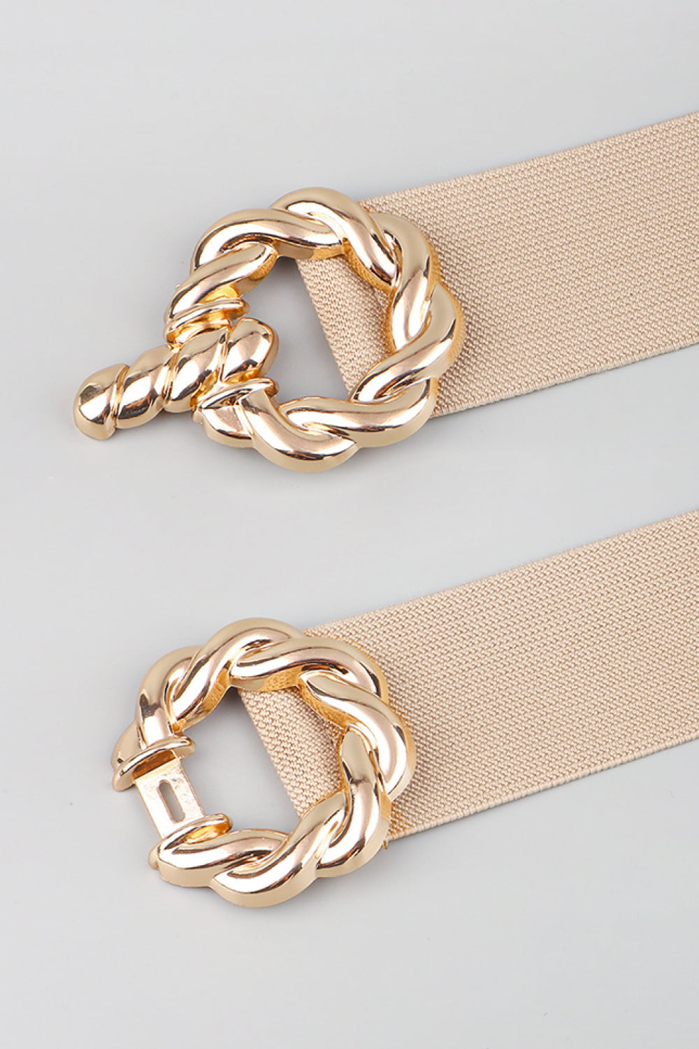 Zinc Alloy Buckle Elastic Belt - The Boutie Shop