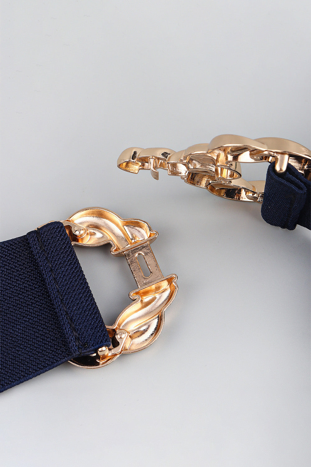 Zinc Alloy Buckle Elastic Belt - The Boutie Shop