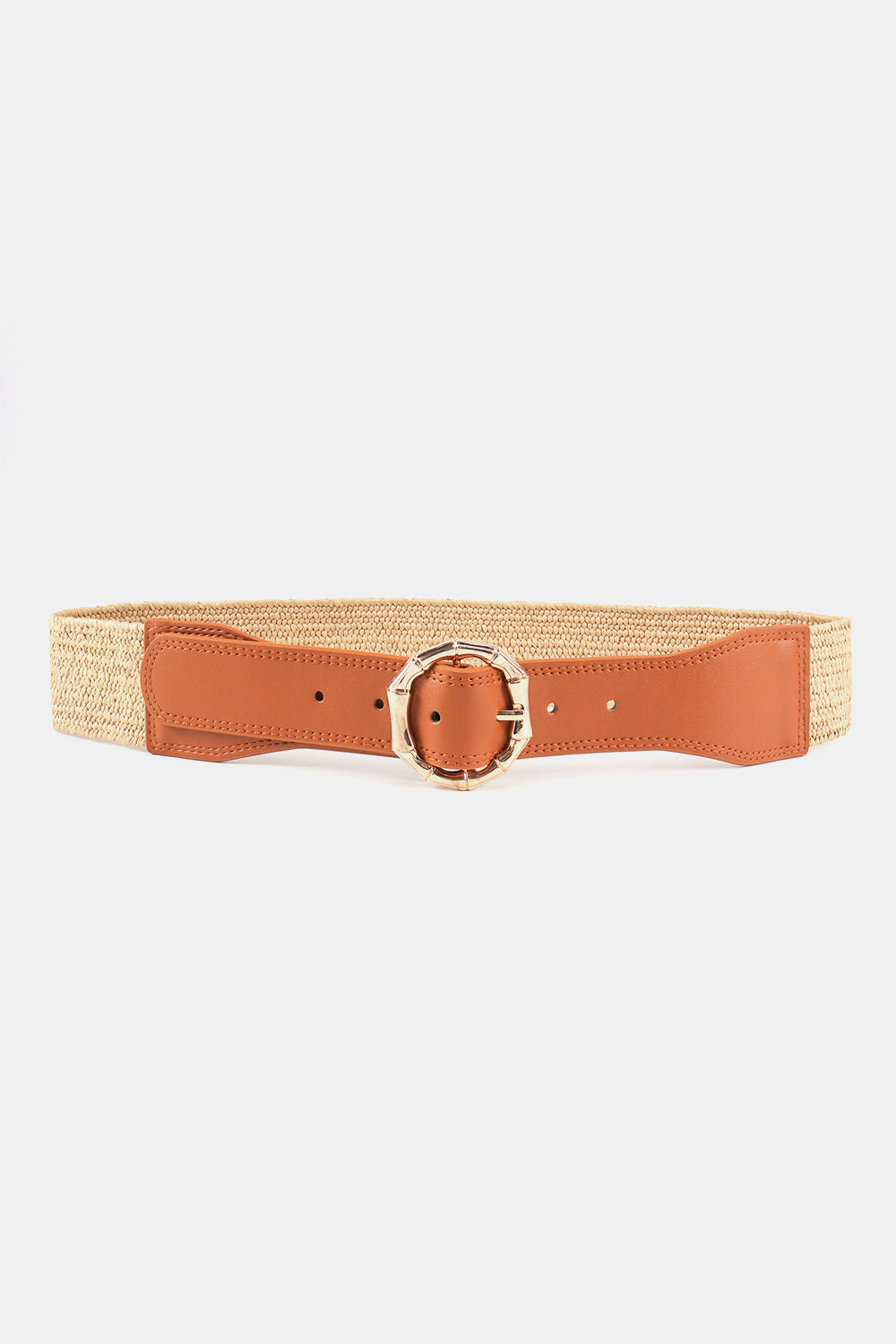 Alloy Buckle Braided Belt - The Boutie Shop