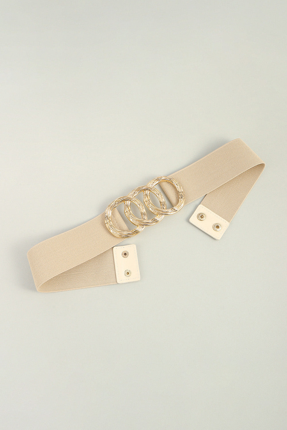 Zinc Alloy Buckle Elastic Wide Belt - The Boutie Shop