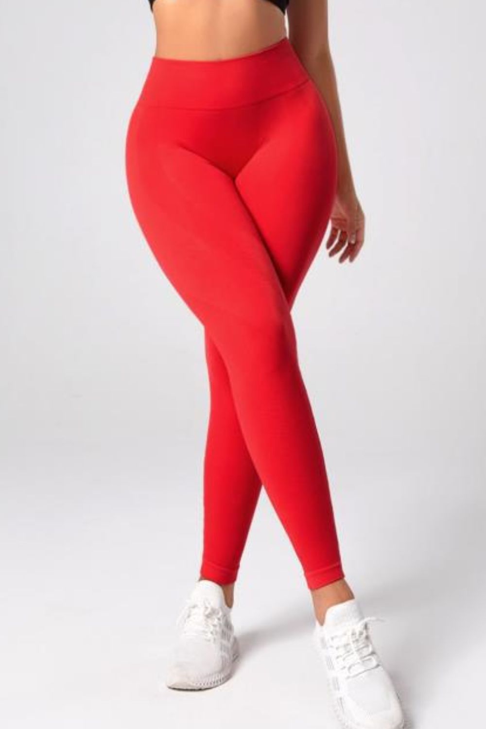 High Waistband Long Active Pants - The Boutie Shop