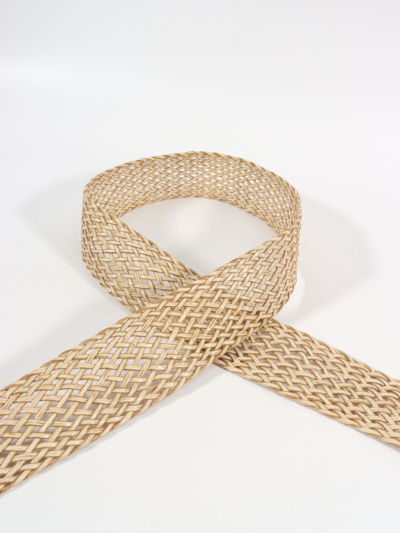 Irregular Buckle Braid Belt - The Boutie Shop