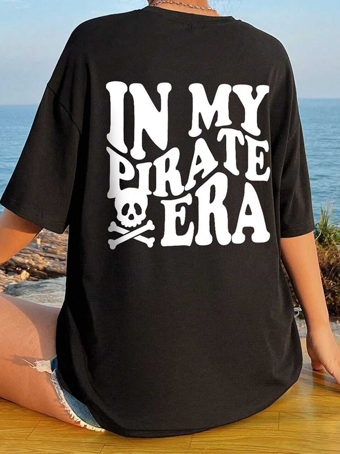 IN MY PIRATE ERA Round Neck T-Shirt - The Boutie Shop