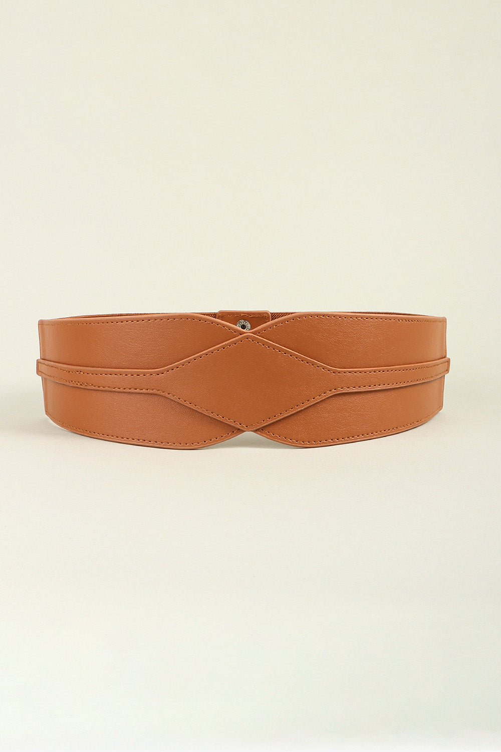 Elastic Wide PU Belt - The Boutie Shop