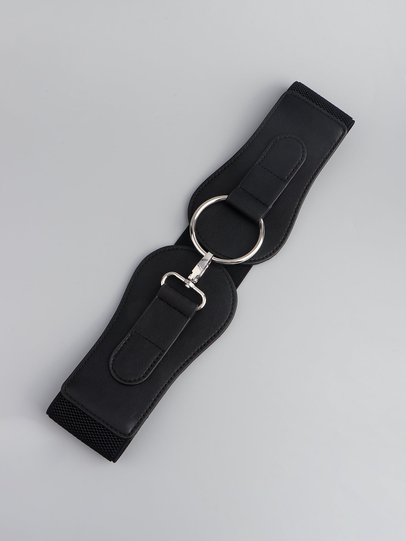 PU Elastic Wide Belt - The Boutie Shop