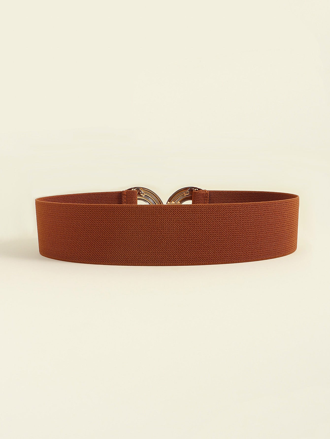 Geometric Buckle Elastic Wide Belt - The Boutie Shop