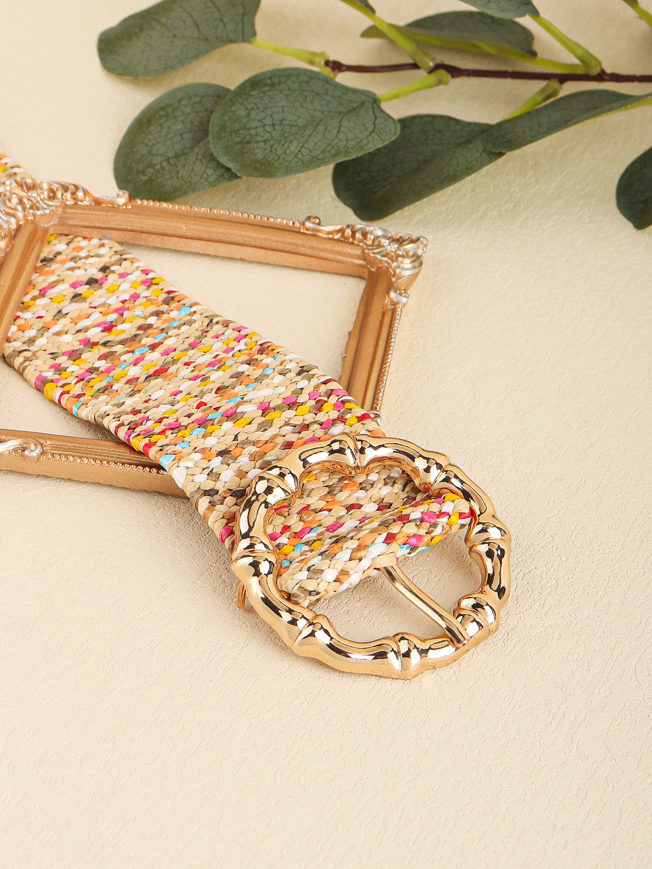 Multicolored Wide Belt - The Boutie Shop