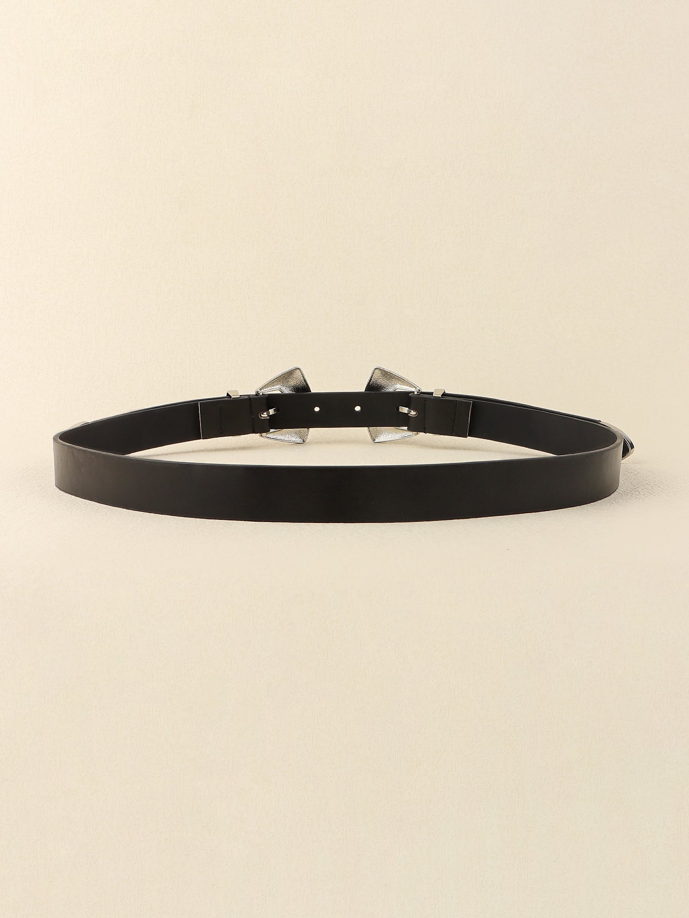 Double Buckle PU Leather Belt - The Boutie Shop