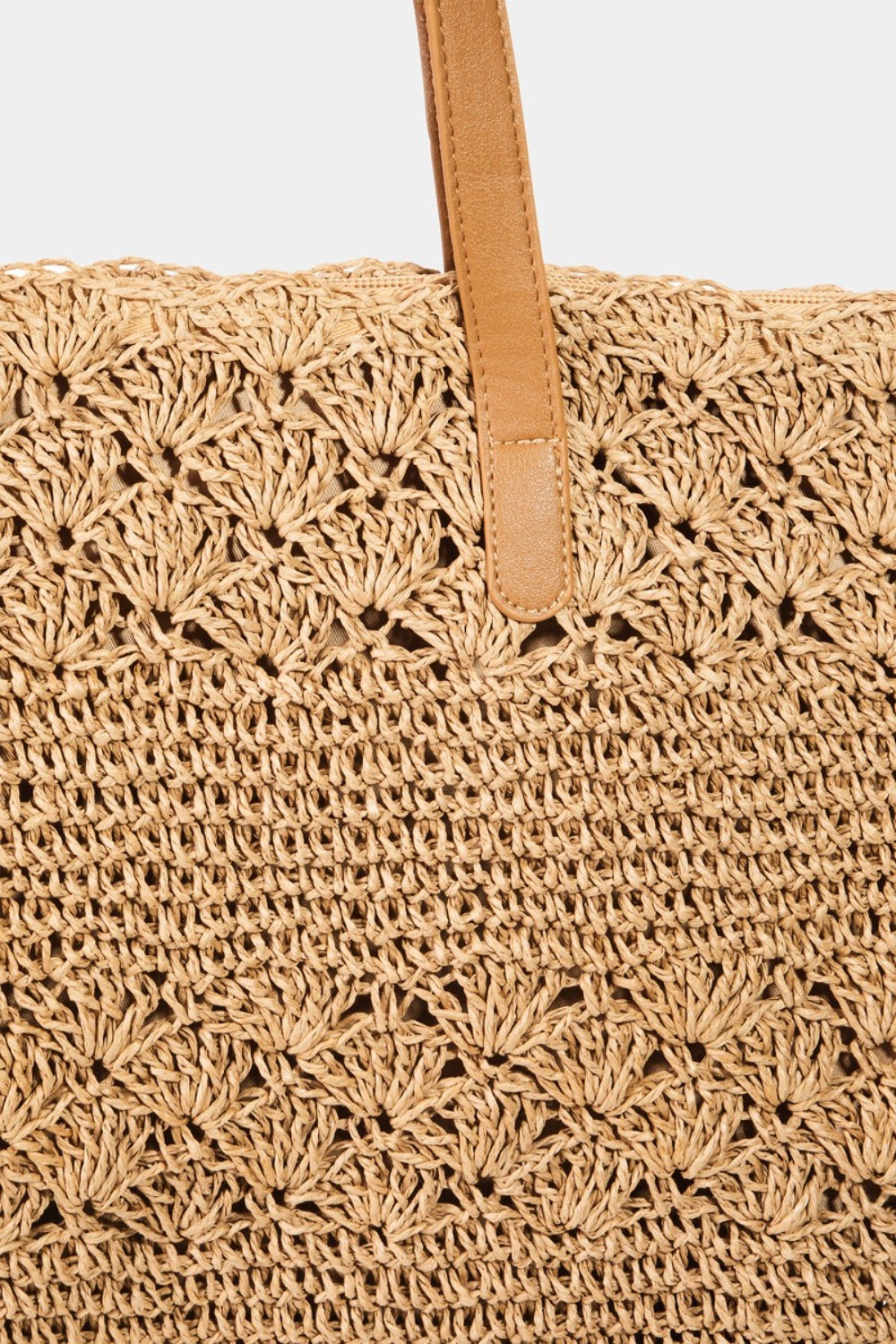 Fame Straw Braided Tote Bag - The Boutie Shop