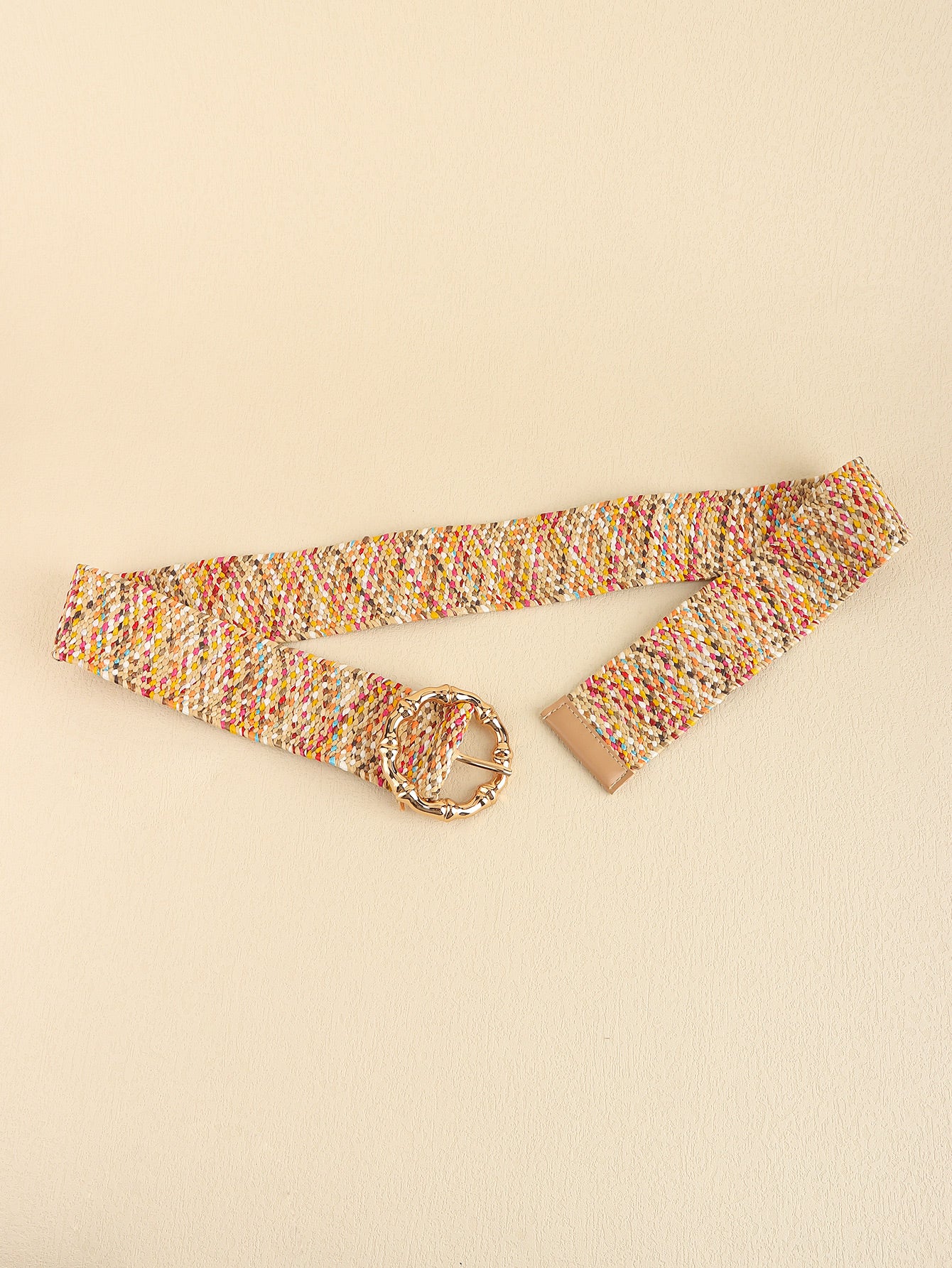 Multicolored Wide Belt - The Boutie Shop