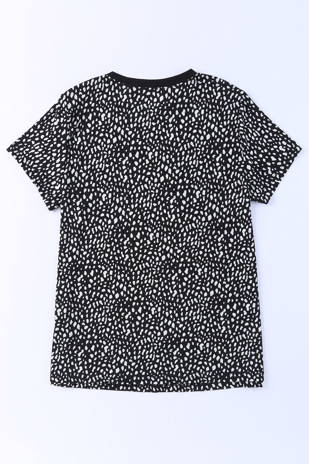 Animal Print Round Neck Short Sleeve T-Shirt - The Boutie Shop