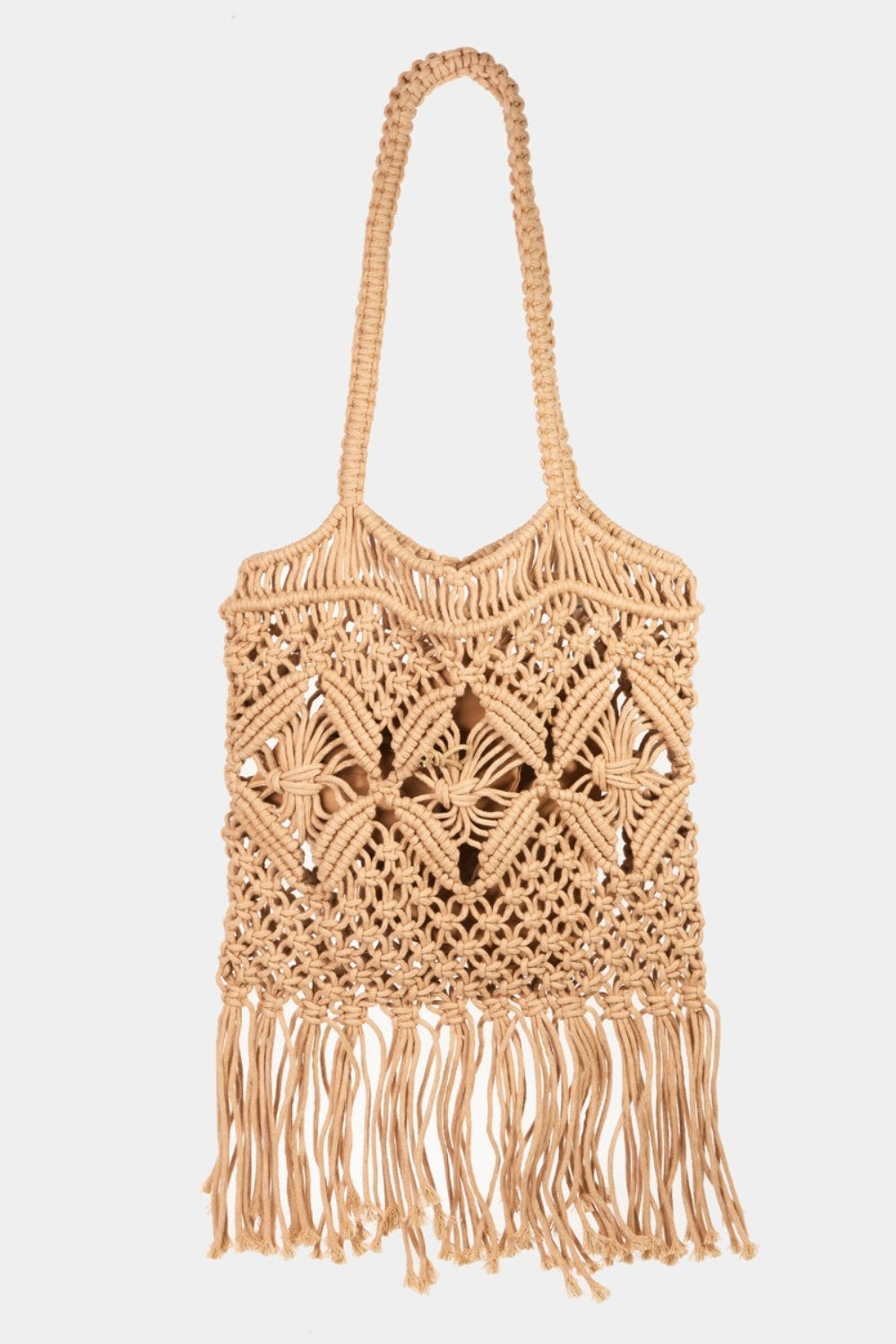 Fame Woven Handbag with Tassel - The Boutie Shop