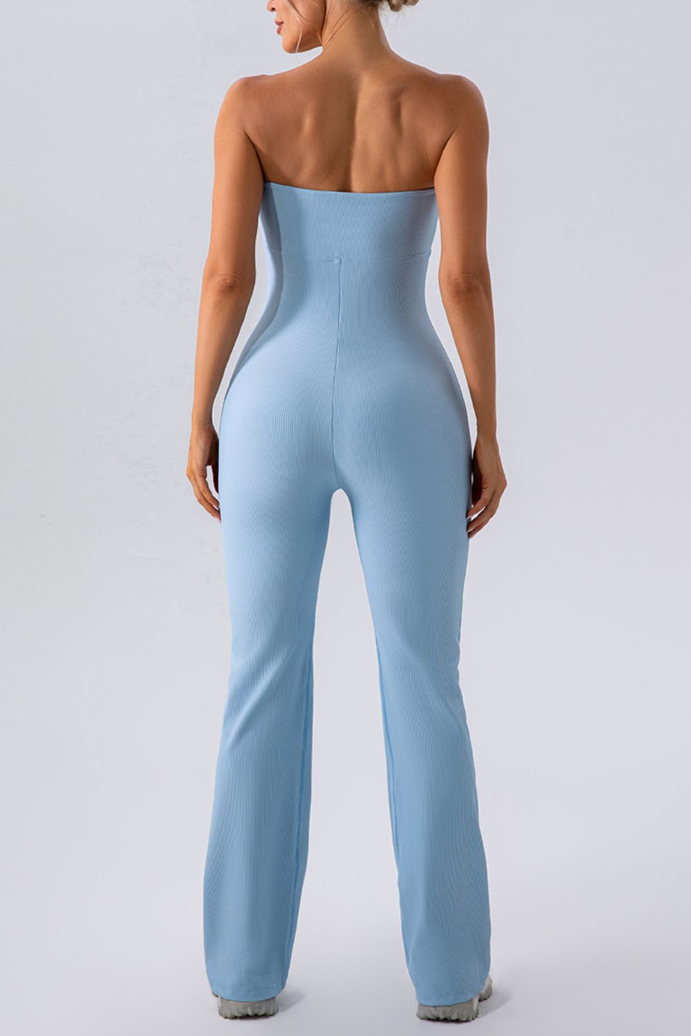 Sleeveless Straight Active Jumpsuit - The Boutie Shop