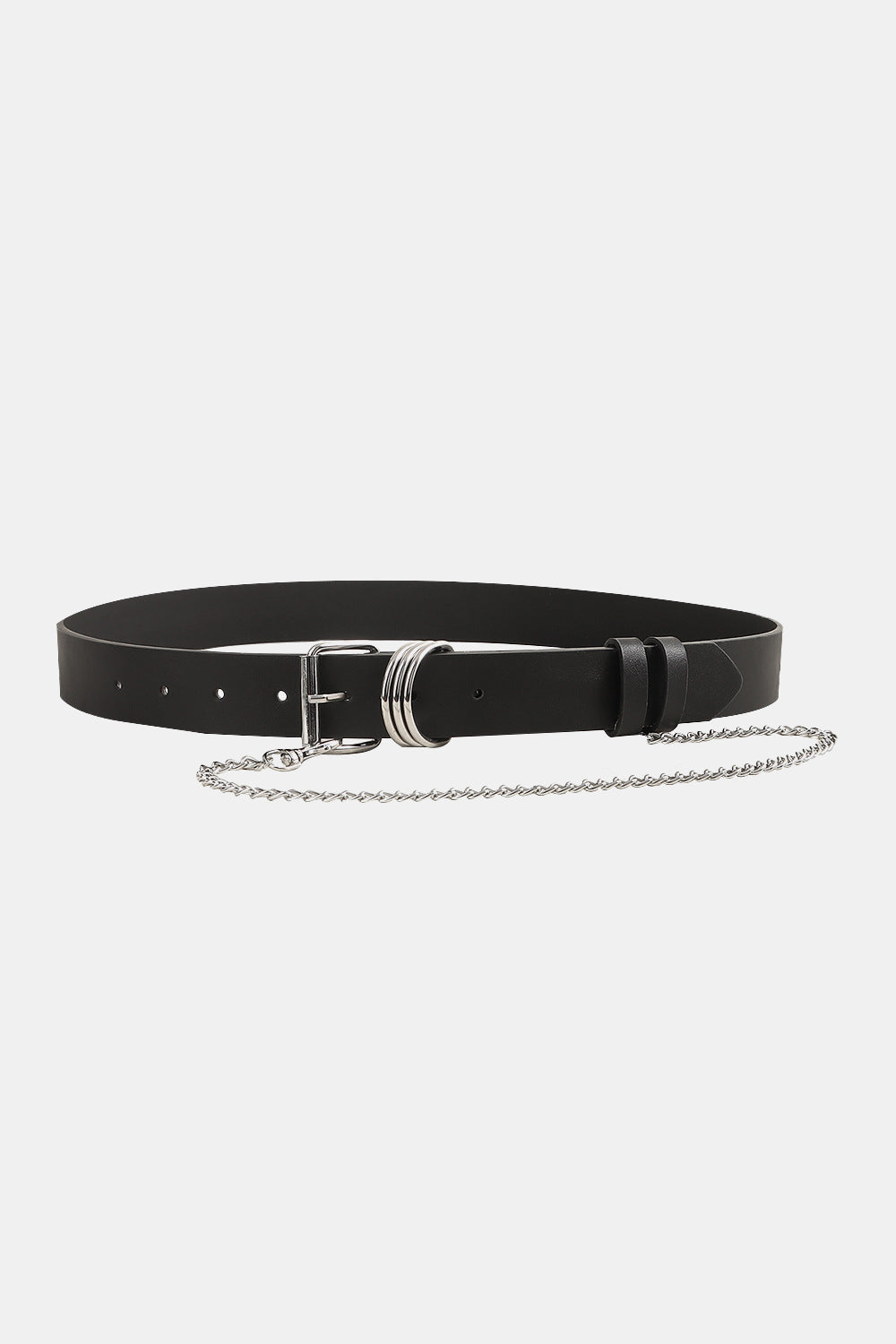 PU Leather Alloy Chain Belt - The Boutie Shop