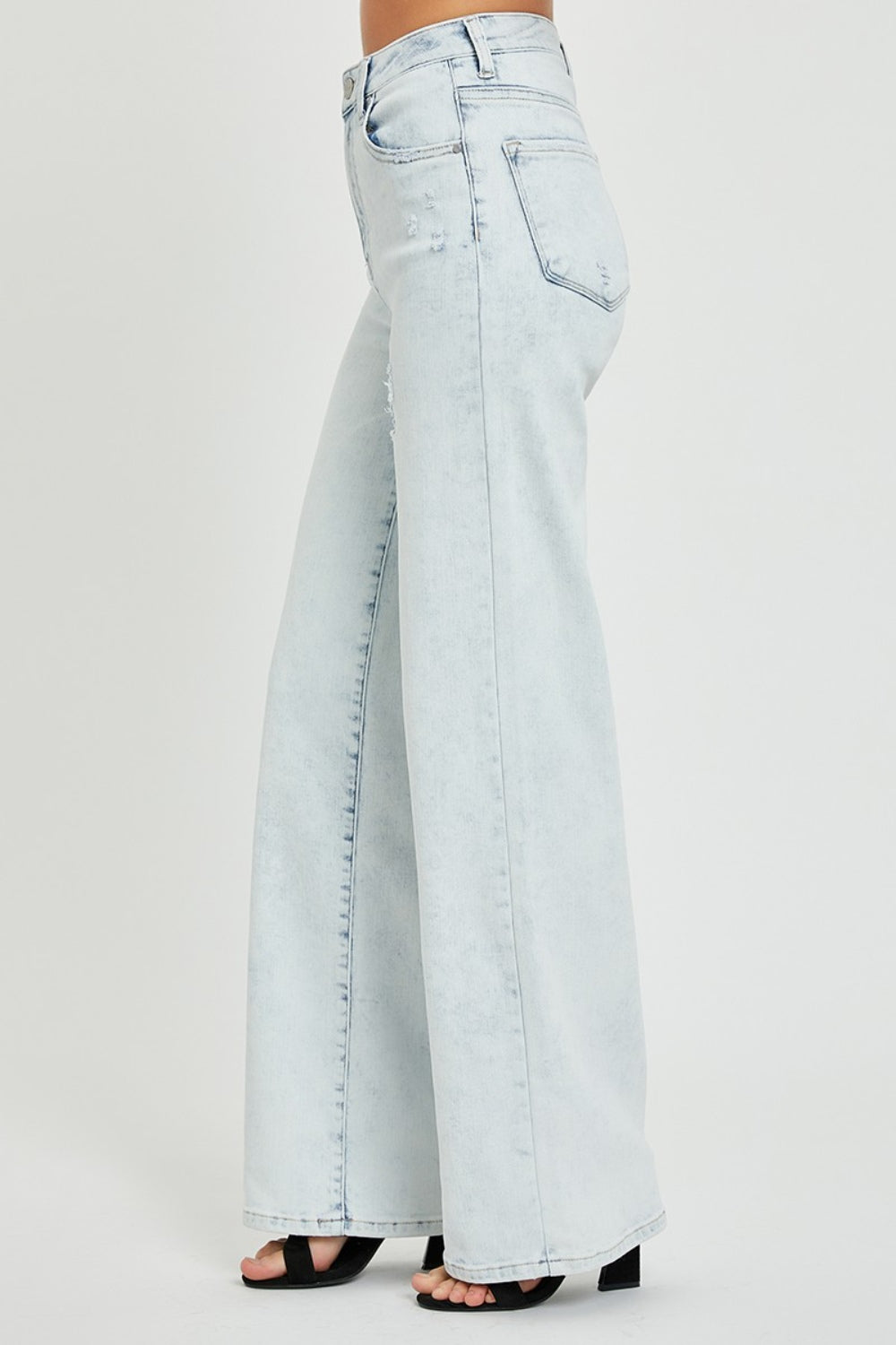 RISEN Ultra High Waist Wide Leg Jeans - The Boutie Shop